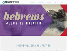 Tablet Screenshot of bridgeviewchurch.org